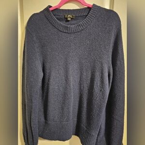 JCREW womens navy blue sweater.